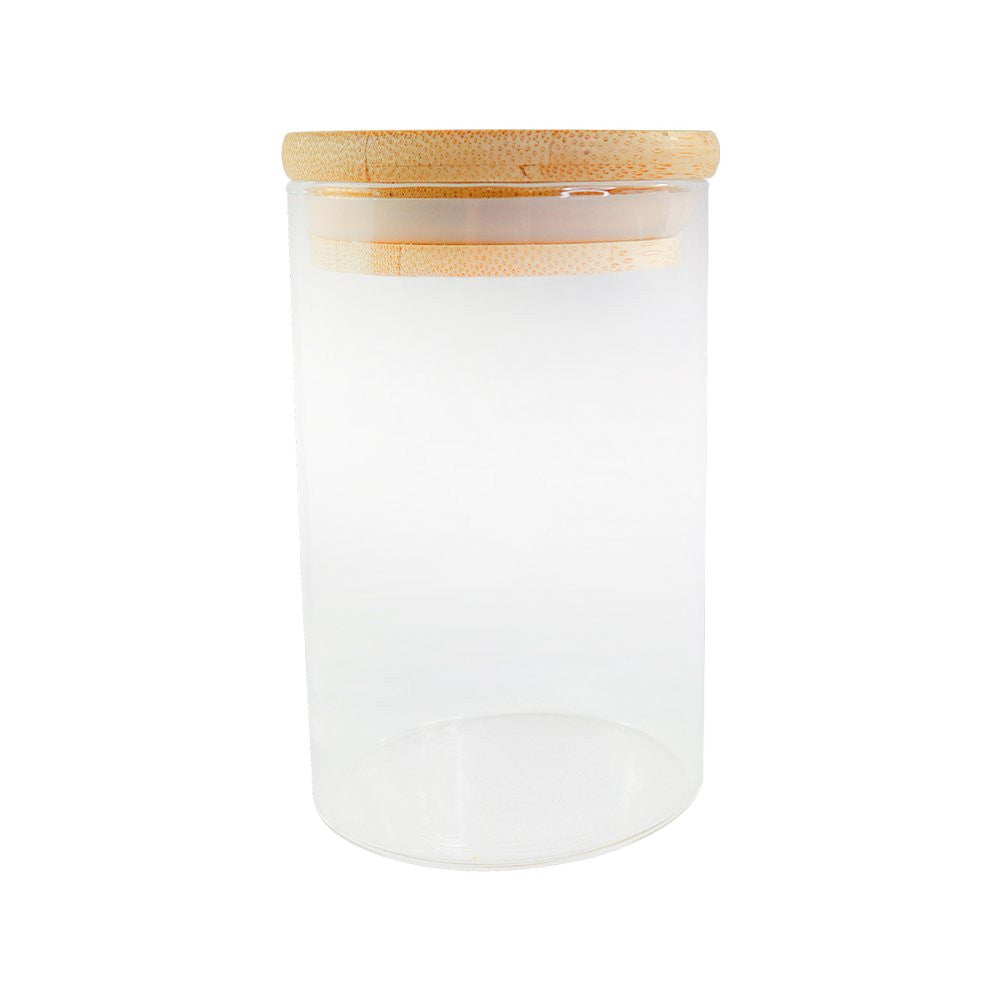 Pote para Mantimentos com Tampa de Bambu 200ml