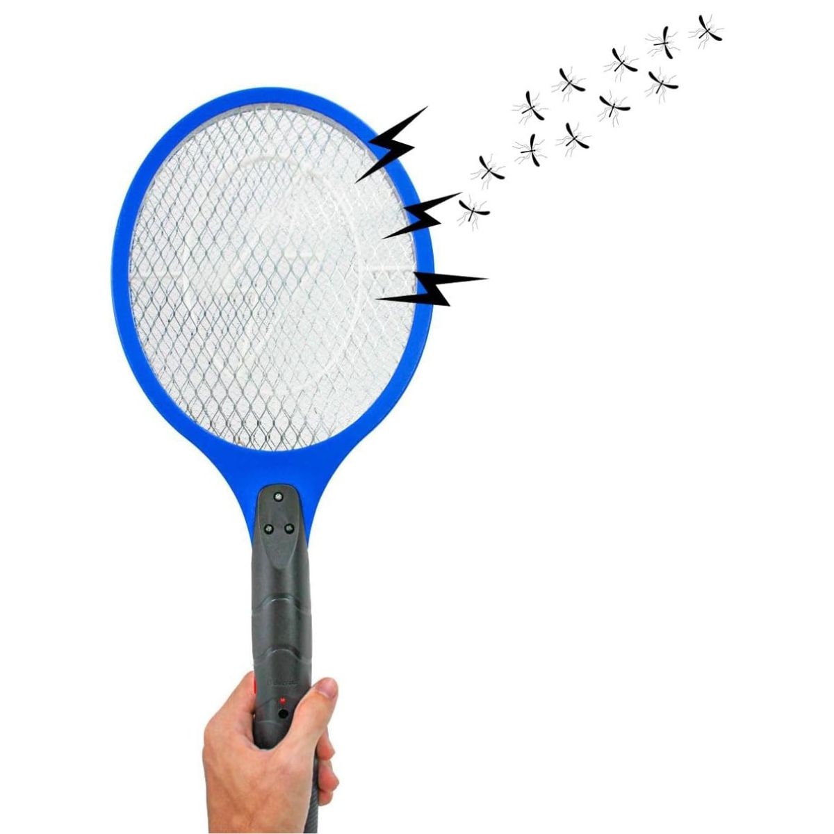 Raquete Elétrica para Matar Pernilongo Insetos Mata Mosquito Recarregável Bivolt 110/220V
