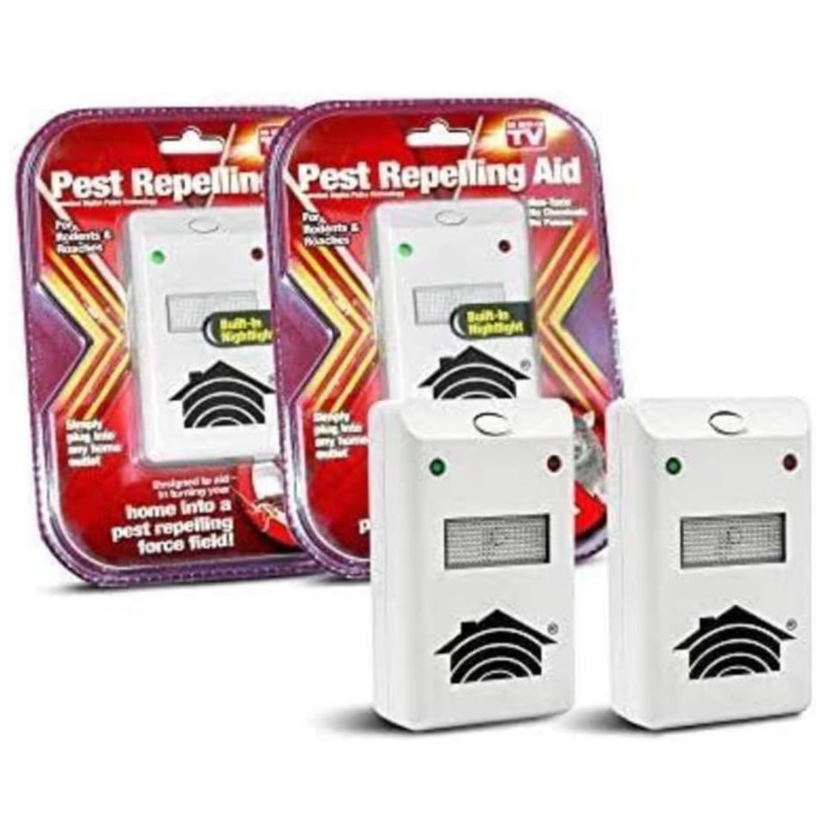 Repelente Eletrônico De Tomada Para Espanta Rato Formiga Barata Aranhas E Insetos Ultrassônico 110V/220V Bivolt
