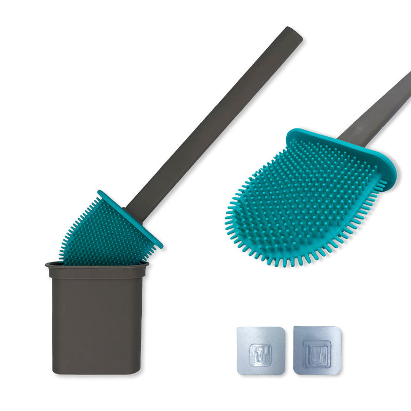 Escova Sanitária Silicone De Limpar Vaso Sanitário Suporte - Presente Park