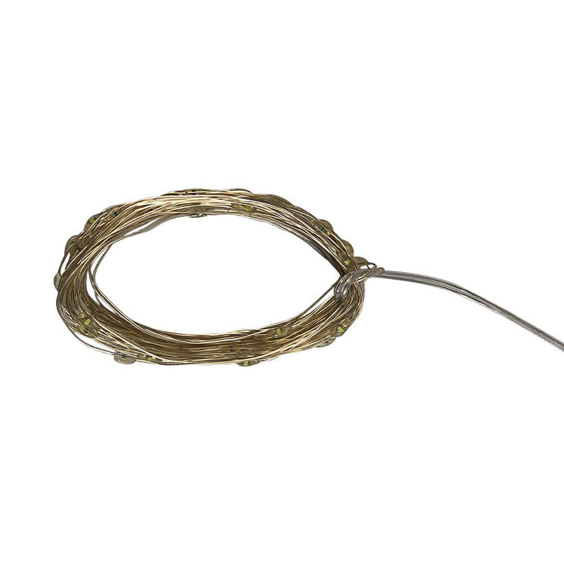 Fio De Fada Led Decoração Cordão De Luz 5mts - Branco Quente - Presente Park