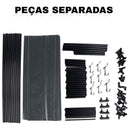 Estante Sapateira 5 Prateleiras com Ganchos Organizador de Calçados e Tênis Modular Desmontável