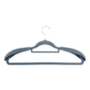 Kit 10 Ombreiras de Veludo para Cabide Slim Antiaderente Premium para Blazer Terno Jaqueta