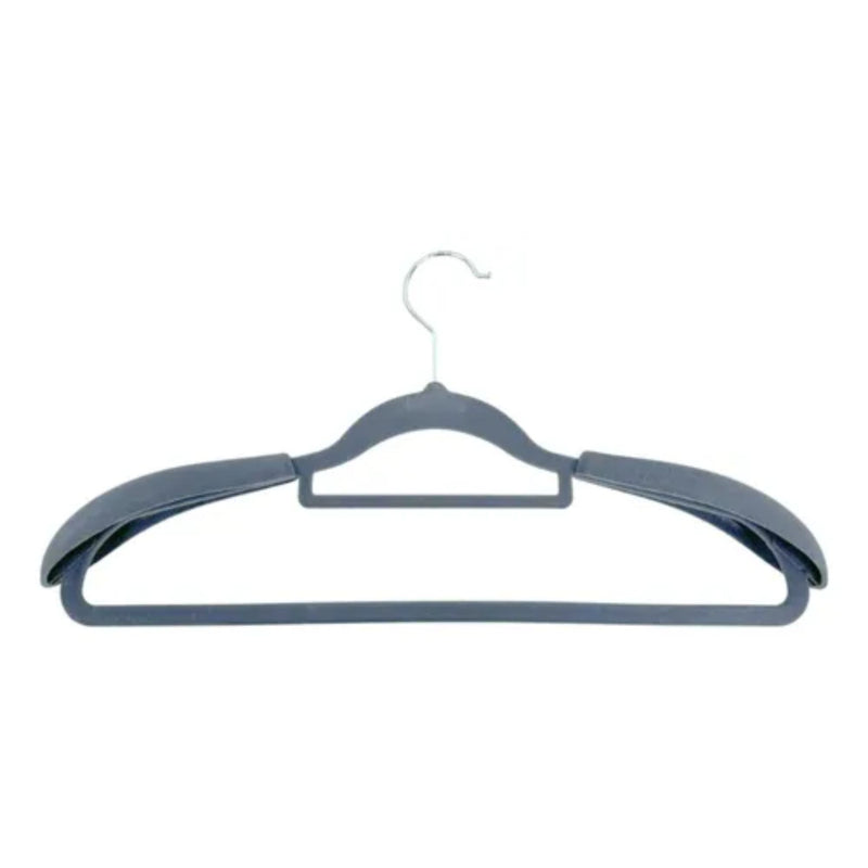 Kit 10 Ombreiras de Veludo para Cabide Slim Antiaderente Premium para Blazer Terno Jaqueta