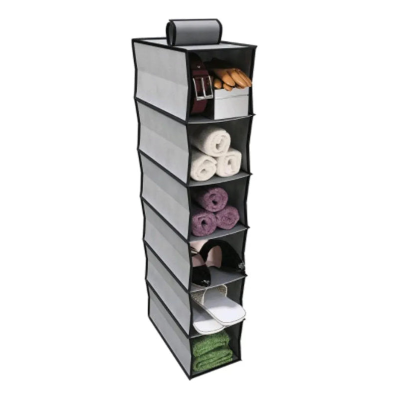 Sapateira Organizador de Armário 6 Divisórias Dobrável Multiuso para Sapatos Calçados Tênis