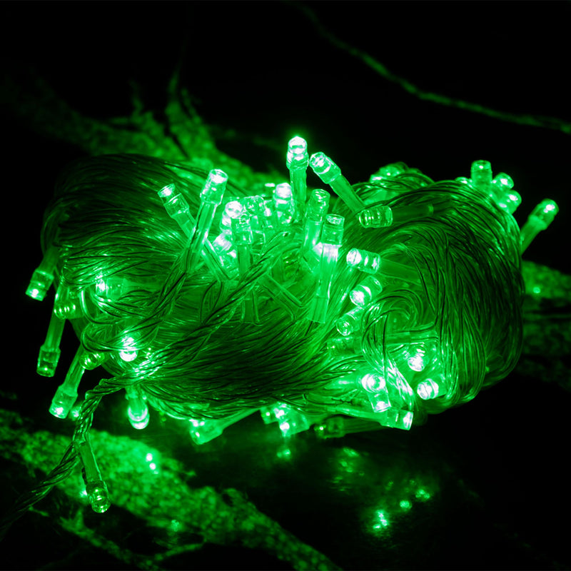Cordão Pisca Pisca Led 10M 100 Lampadas 110V Tomada Formato Gota Decoração Natal Ano Novo