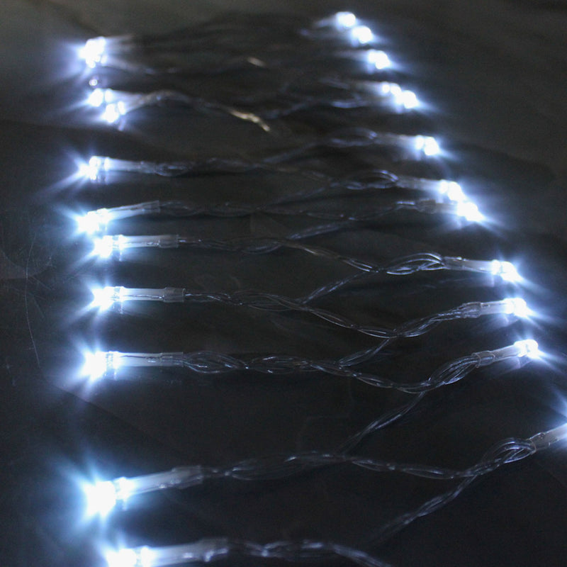 Cordão Pisca Pisca Led Fio de Fada 50L 5M Gota Pilha Luz Iluminação Natal Casamentos Festas