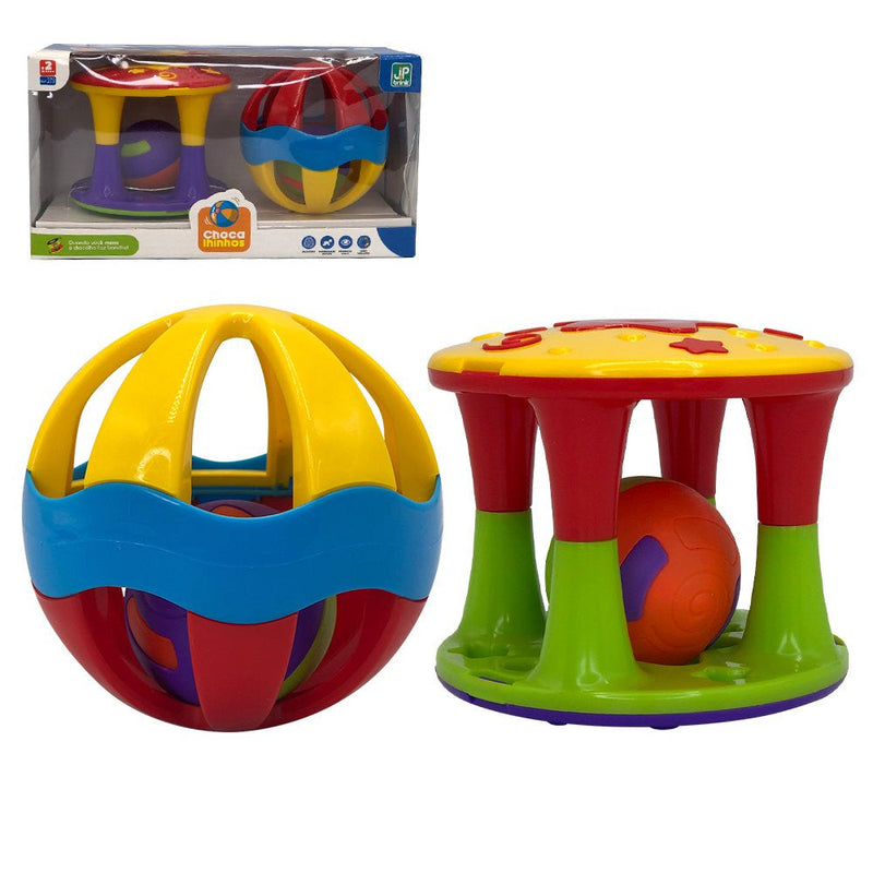 Conjunto com Torre e Bola Chocalho - Presente Park