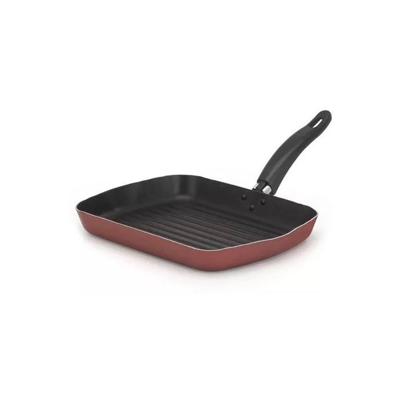 Frigideira Antiaderente Bifeteira Grill Techflon Nacional - Presente Park