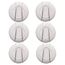 Suporte Gancho Com Mola Para Pendurar Pratos Decorativos Na Parede Em Arame De Aço 4 Garras