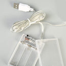 Cordão Varal Fio de Fada com 10 Lampadas Led 3M Pisca Pisca USB Pilha Natal Casamentos Festas