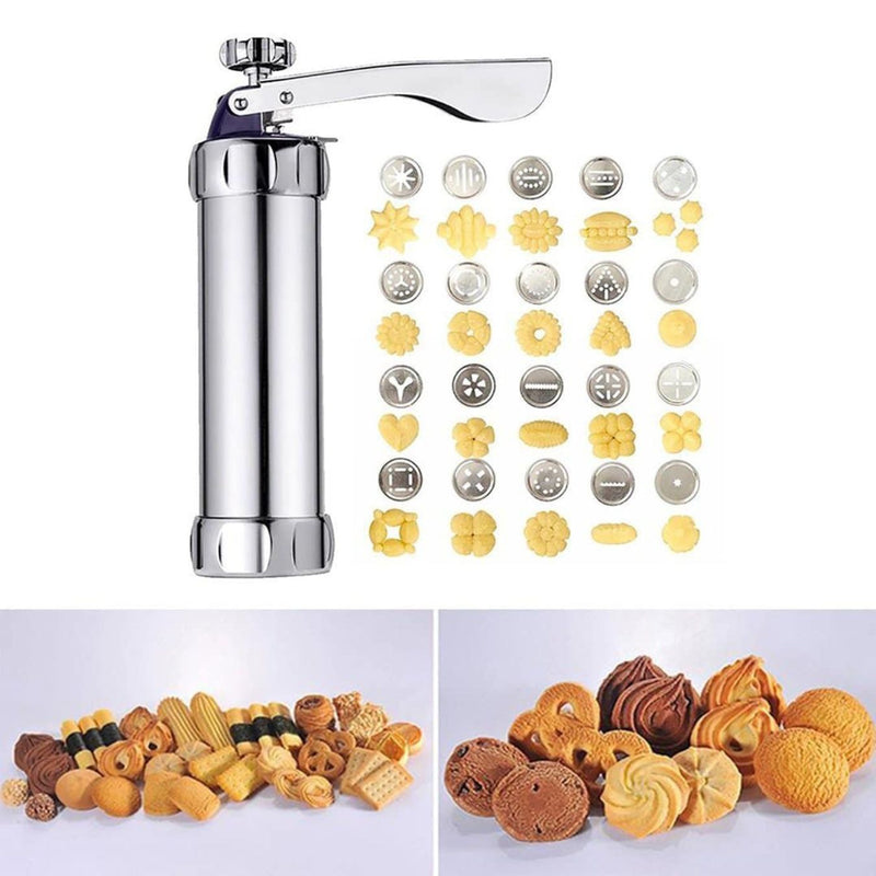 Maquina Modeladora Biscoito 4 Bicos 20 Formas De Bolacha Coo - Presente Park