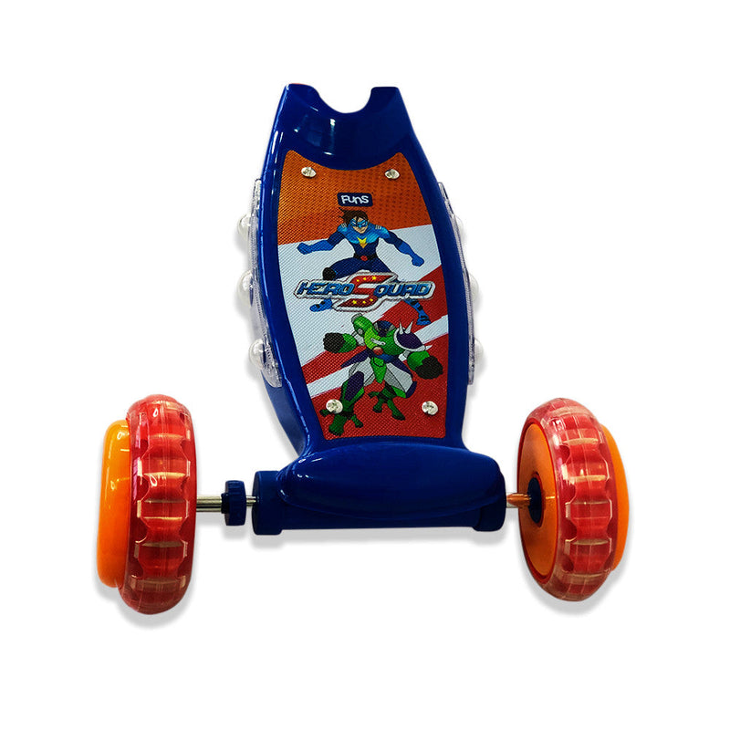 Patinete Infantil com Garrafinha e Bolsa - Azul - Presente Park