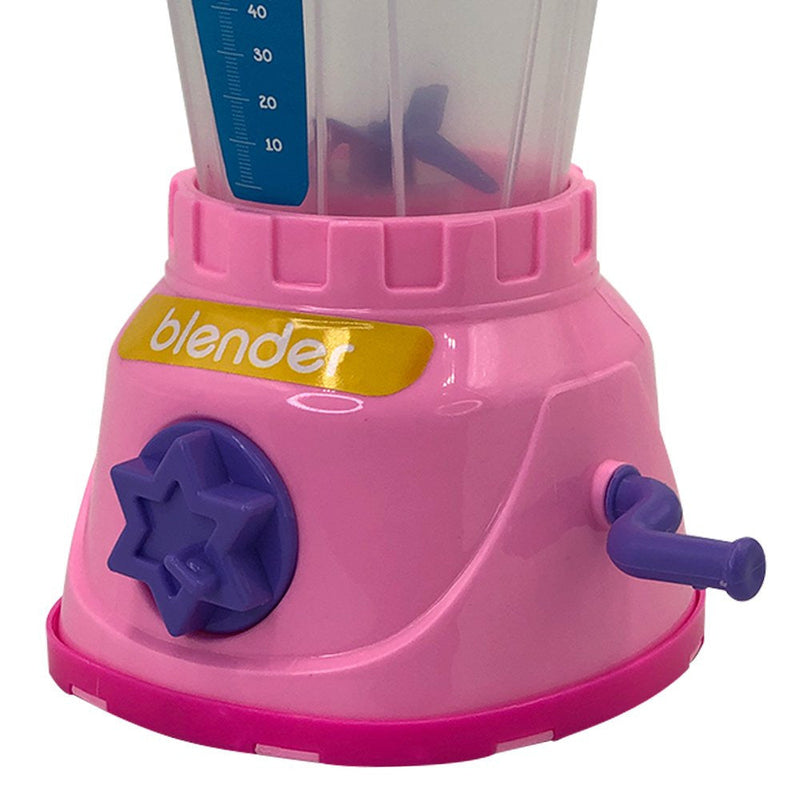 Mini Liquidificador Infantil com Copo Removível e Manivela Giratória - Presente Park