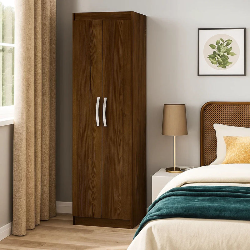 Armário Sapateira Vertical Organizador de Sapatos com 2 Portas 5 Prateleiras até 10 Pares