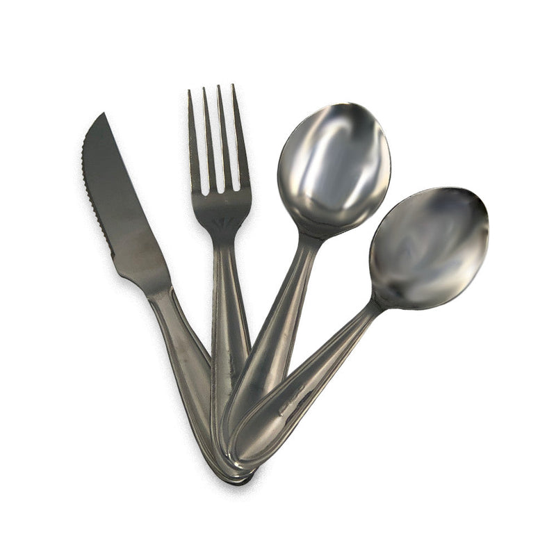 Conjunto de Talheres em Aço Inox 24 Peças - Presente Park