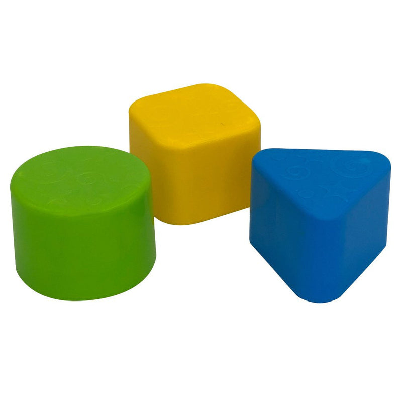 Cubo Didático Monta e Desmonta com 3 Peças de Encaixar - Colorido - Presente Park