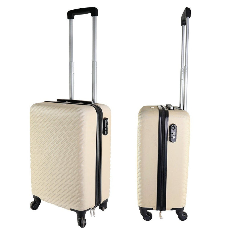 Kit De 3 Malas De Viagem Bege - Presente Park