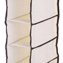 Sapateira Organizador de Armário 6 Divisórias Dobrável Multiuso para Sapatos Calçados Tênis