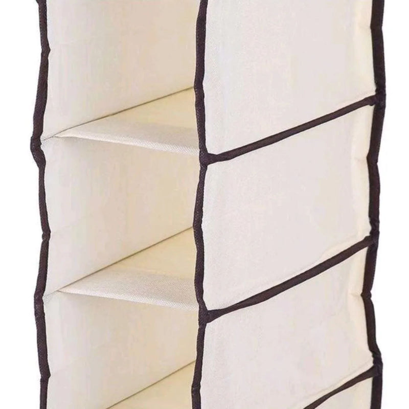 Sapateira Organizador de Armário 6 Divisórias Dobrável Multiuso para Sapatos Calçados Tênis