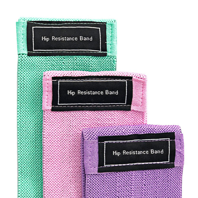 Kit de 3 Faixas Elásticas para Exercícios com 3 Níveis de Resistência - Presente Park
