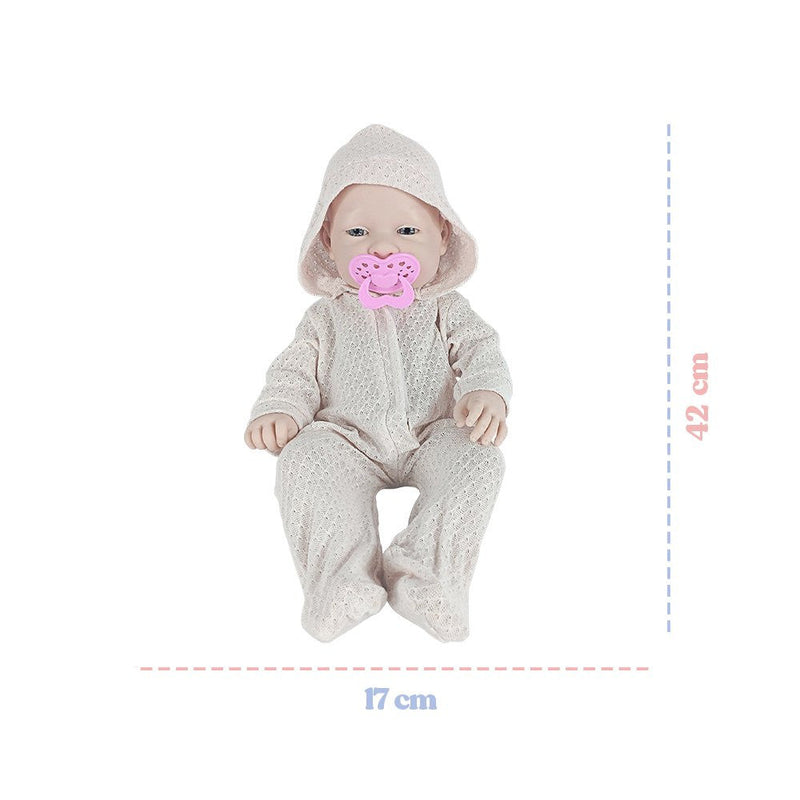 Boneca Bebê Reborn Anjo Com Macacão e Acessórios - Presente Park