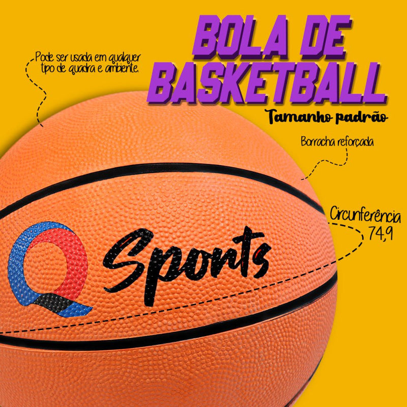 Bola De Basquete Basketball Tamanho Padrão Ótima Qualidade - Presente Park