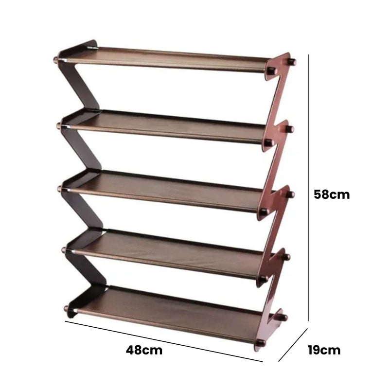 Sapateira Organizadora 5 Andares 10 Pares de Sapatos Calçados Tênis Plástico Multiuso