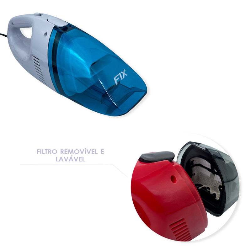 Aspirador De Pó Automotivo para Carro 12V 35W - Presente Park