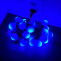 Cordão de Lâmpadas Luminária Varal Pisca Pisca Led Lux Fixa 4M 20 Bolas 110V Natal Ano Novo Eventos