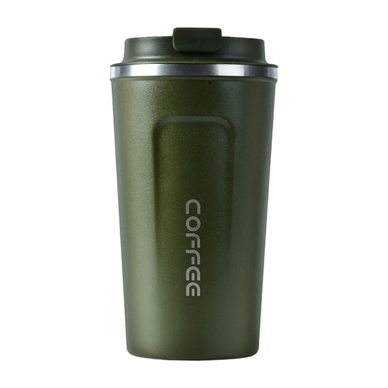 Caneca térmica de 380 ml Coffee, Com Tampa, De Aço Inoxidável - Presente Park