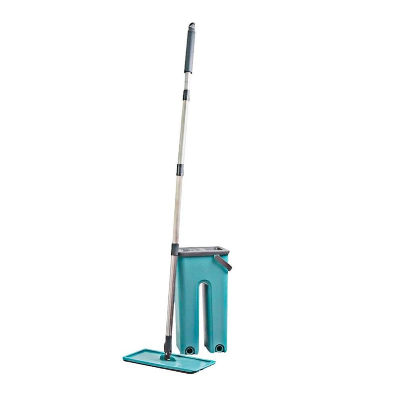 Rodo Flat Mop E Balde Lava E Seca Profissional Com 2 Refil - Presente Park