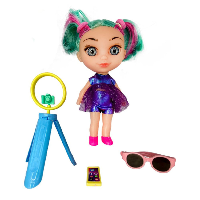 Boneca Vicky Blogueira Com Acessórios - Presente Park