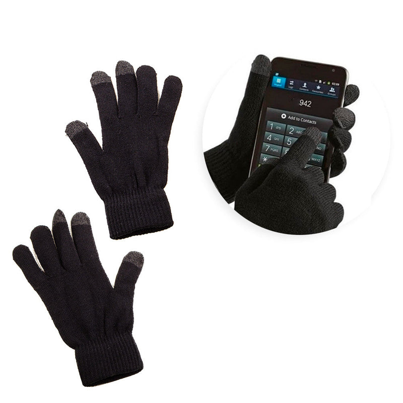 Luvas De Lã Touch Screen Celular Tablet Inverno - Presente Park