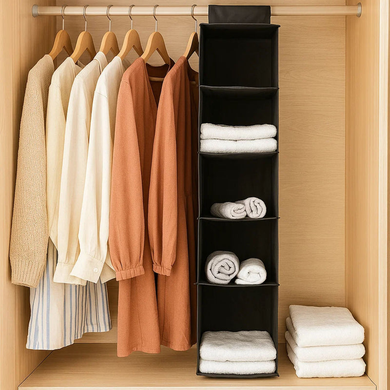 Sapateira Organizador de Armário 6 Divisórias Dobrável Multiuso para Sapatos Calçados Tênis