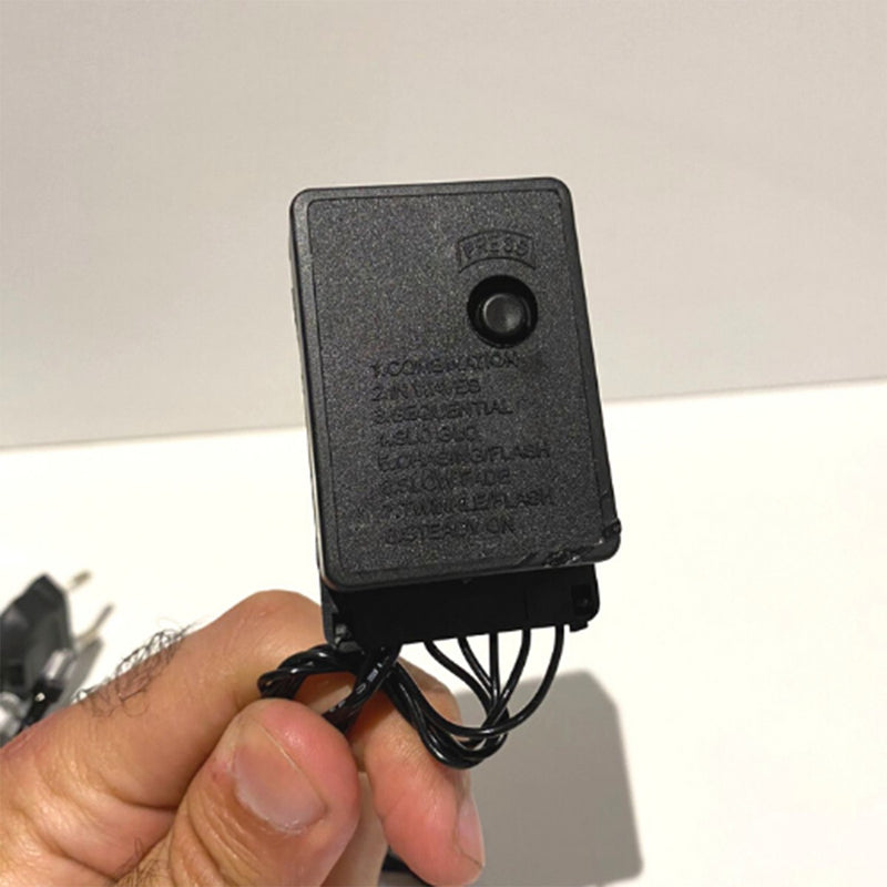 Cordão Pisca Pisca Led 10M 100 Lâmpadas Formato Gota 110V Tomada Natal Ano Novo