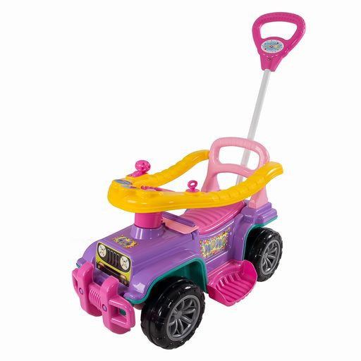 Carrinho De Passeio Infantil Com Empurrador Bebe Jip Jip Menina - Presente Park