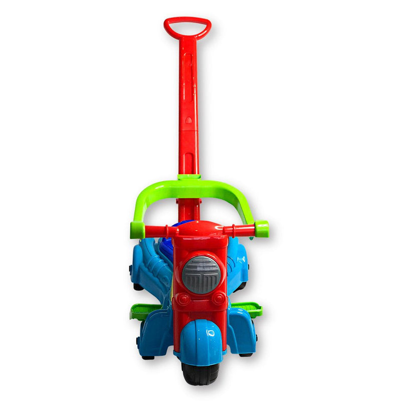 Brinquedo Moto Andador Baby Infantil Com Haste - Presente Park