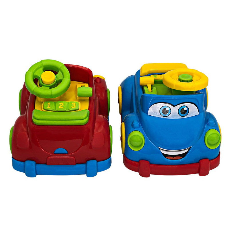 Carrinho Baby Driver com Pecinhas que fazem Barulho Colorido - Presente Park