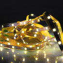 Fita Led 3528 Luz Fixa Adesiva 2M 120L sem Silicone a Pilha