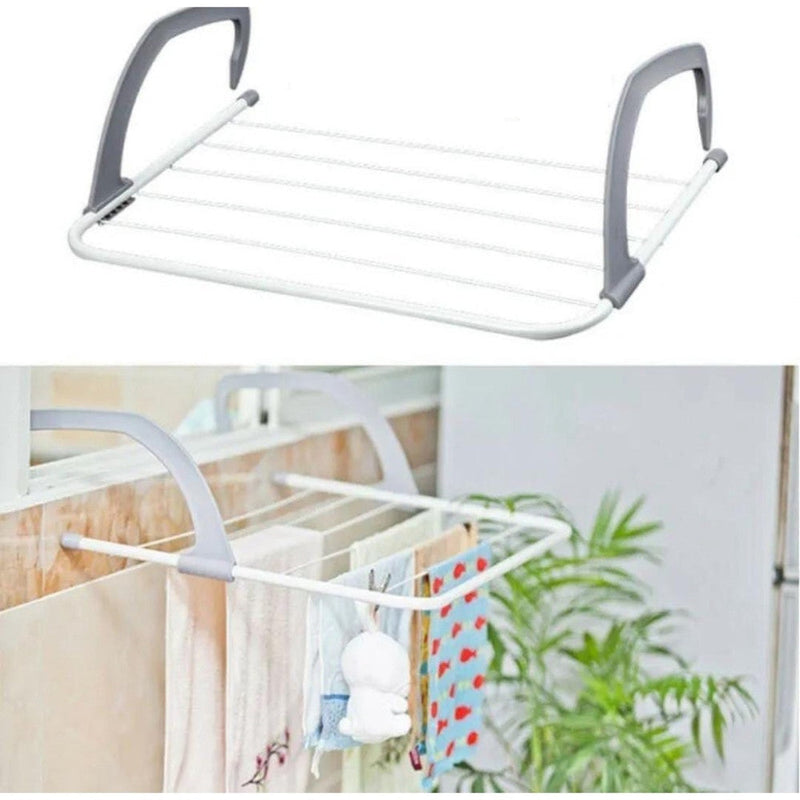 Varal Portátil Portas Janela Seca Roupa Apartamento Prático - Presente Park