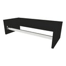 Cabideiro Arara de Parede para Roupas 60cm Madeira MDF Guarda Roupa Closet Loja