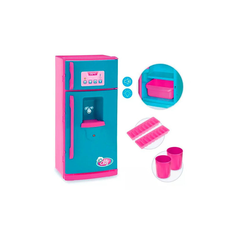 Geladeira LeChef com Acessórios Luz e Som - Sortida - Presente Park