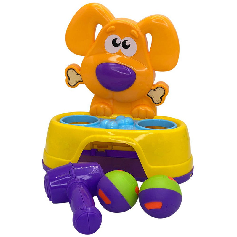 Brinquedo Bate Dog com 2 Bolinhas e Martelo - Presente Park