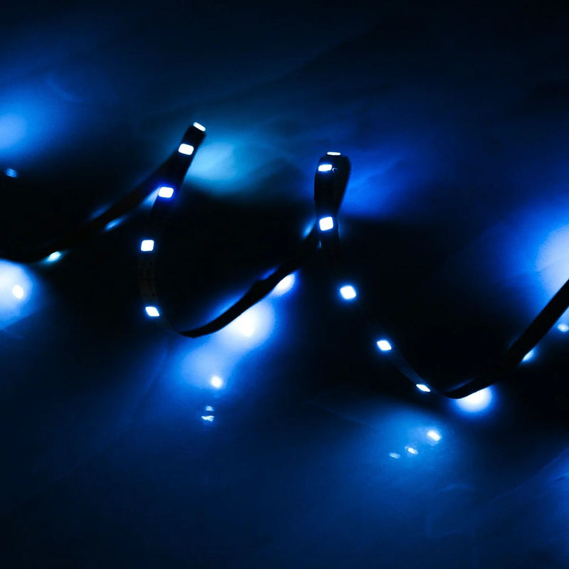 Fita Led 3528 Luz Fixa Adesiva 2M 120L sem Silicone a Pilha