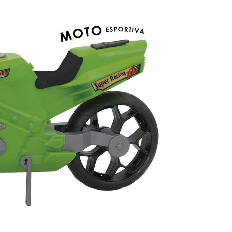 Super Moto 360 Esportiva - Verde - Presente Park