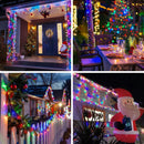 Cordão Pisca Pisca Led de Natal Rolo 200 Lampadas 50M 110V Tomada 8 Funções