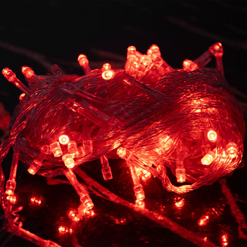 Cordão Pisca Pisca Led 10M 100 Lampadas 110V Tomada Formato Gota Decoração Natal Ano Novo