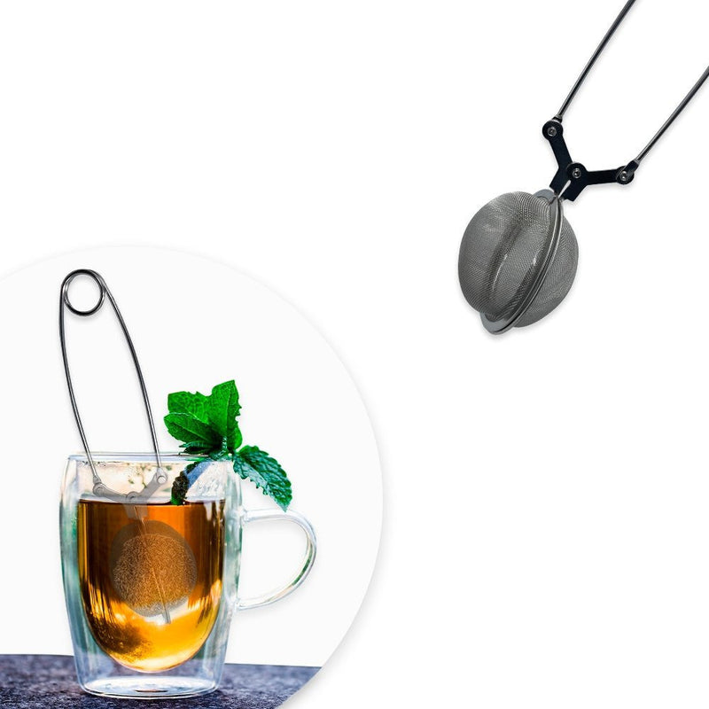 Infusor De Chá Inox Coador Peneira Ervas - Presente Park