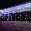 Cordão Pisca Pisca Led Cascata 7M 300 Lampadas 110V Tomada Iluminação Natal Casamento Festas